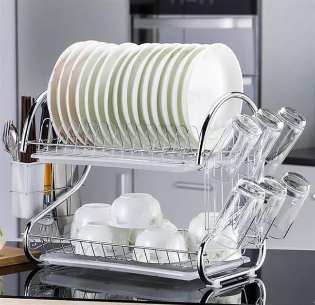 Stainless dish rack