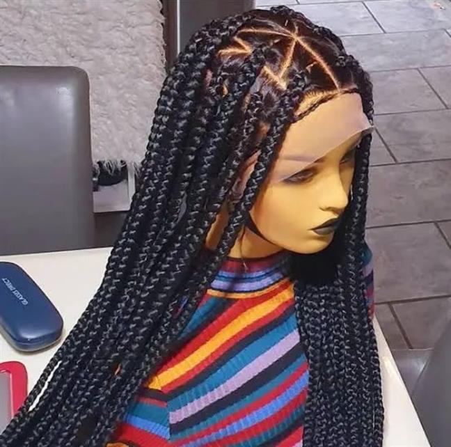 Full lace braided wig