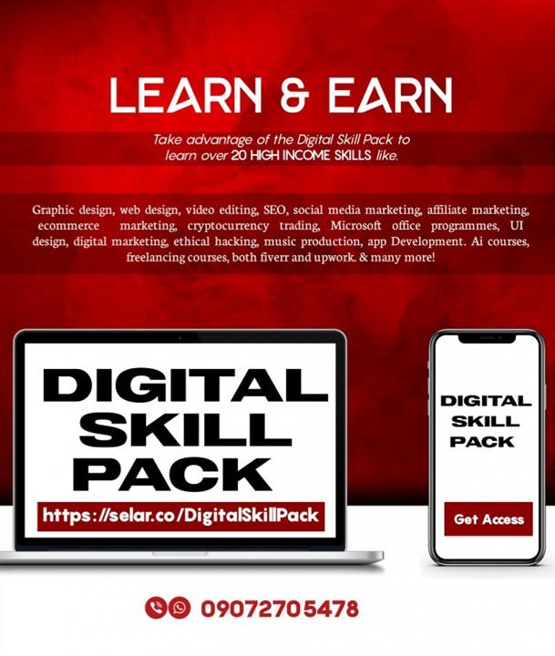LEARN over 20 HIGH INCOME DIGITAL SKILL