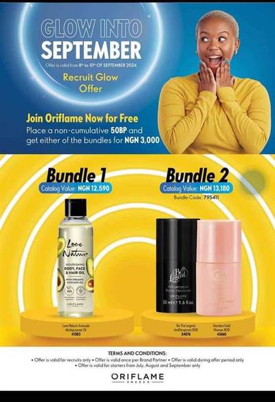ORIFLAME COMPANY RECRUITMENT