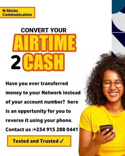Airtime conversion to cash
