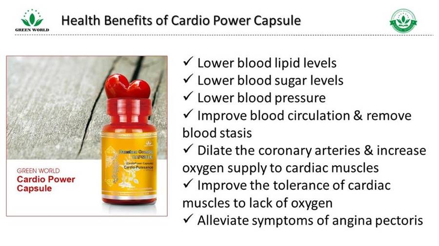 Green World Cardio Power Capsule