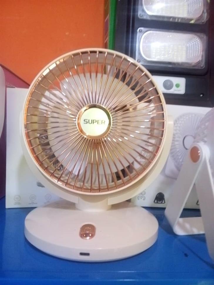 Medium size rechargeable fan