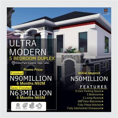FULLY DETACHED 5 bedroom Duplex, on 658s