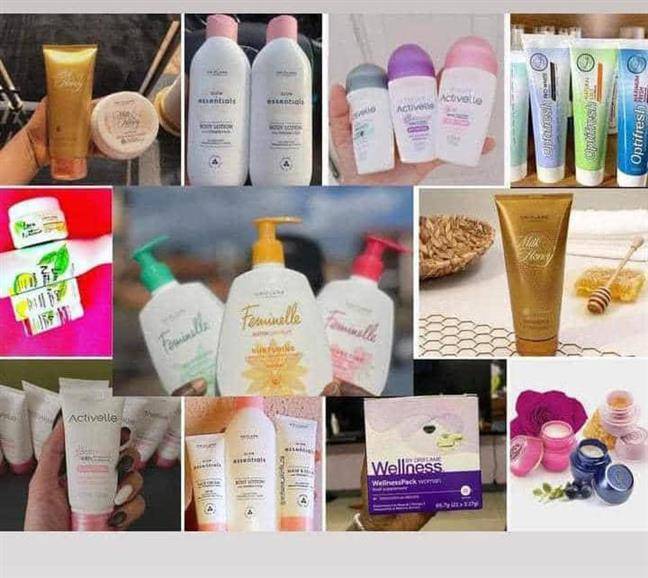 Oriflame products and perfumes