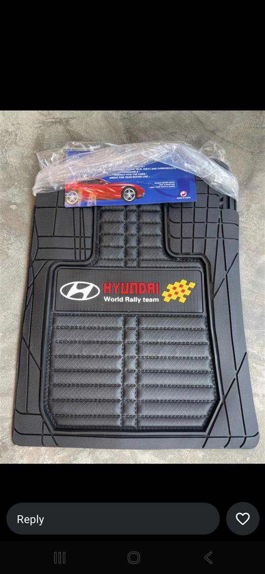 Rubber footmats