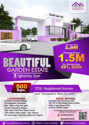 Buy a plot of land at a cheaper rate