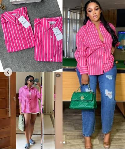 Zara branded strip shirt