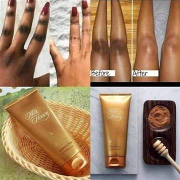 Milk and honey body scrub