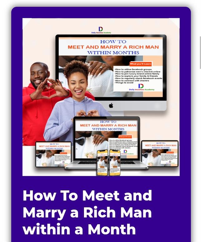 HOW TO MARRY A RICH MAN