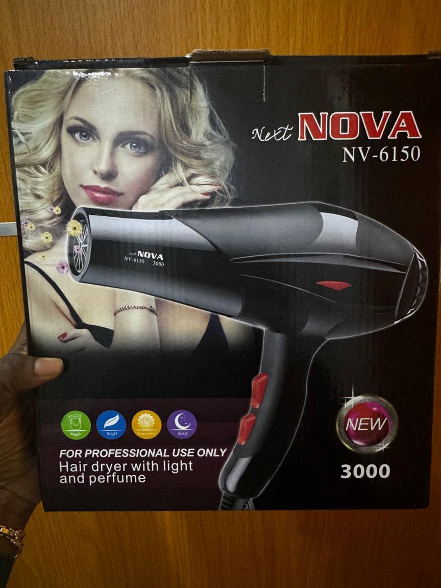 Nova professional hair dryer.
