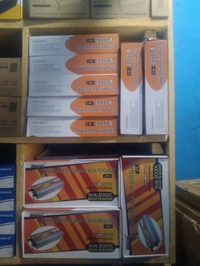 Solar inverter and controller battery ch