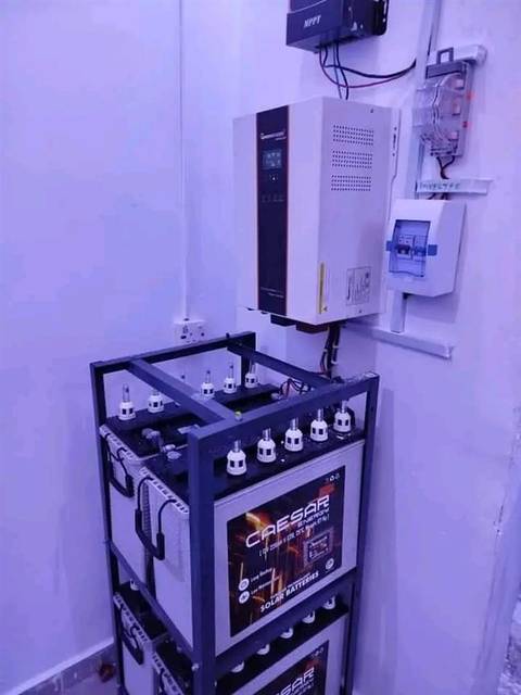 Work by Solar inverter installation