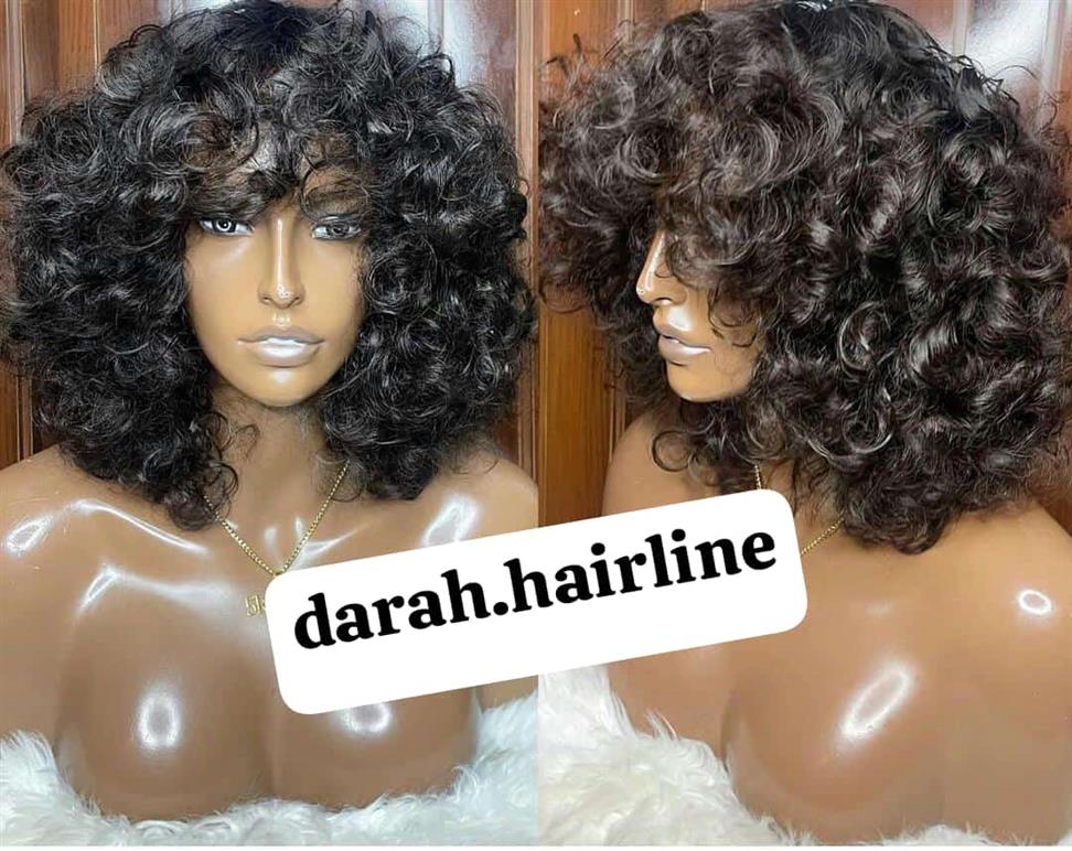Romance curls fringe wig