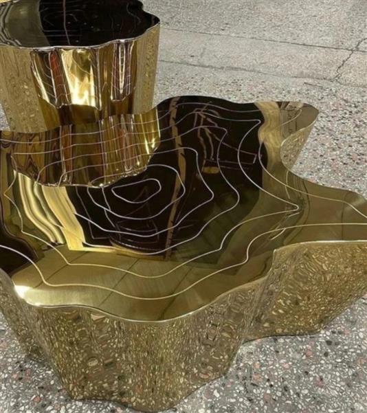 Classic gold coffee table