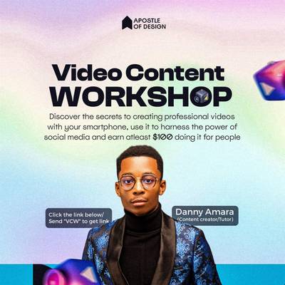 VIDEO CONTENT WORKSHOP