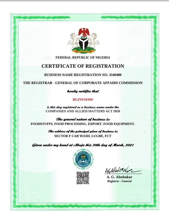 CAC business name registration