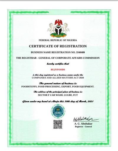 CAC business name registration