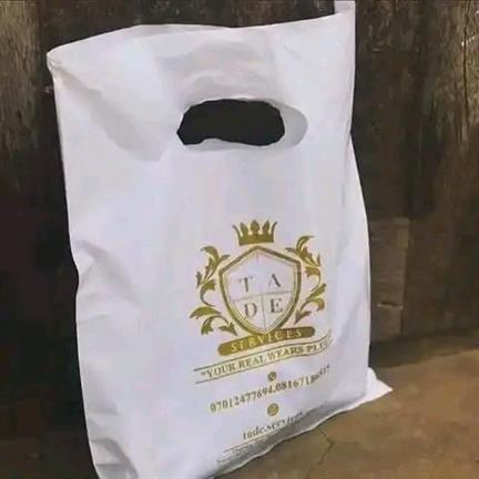 Printed branded nylon bags