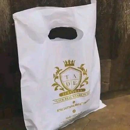 Printed branded nylon bags