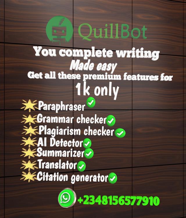 FREE QUILLBOT FEATURES FOR LIFE