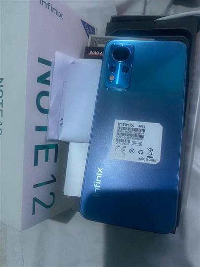 Infinix note 12 for sale (one week used)
