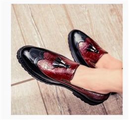 Foreign leather shoed
