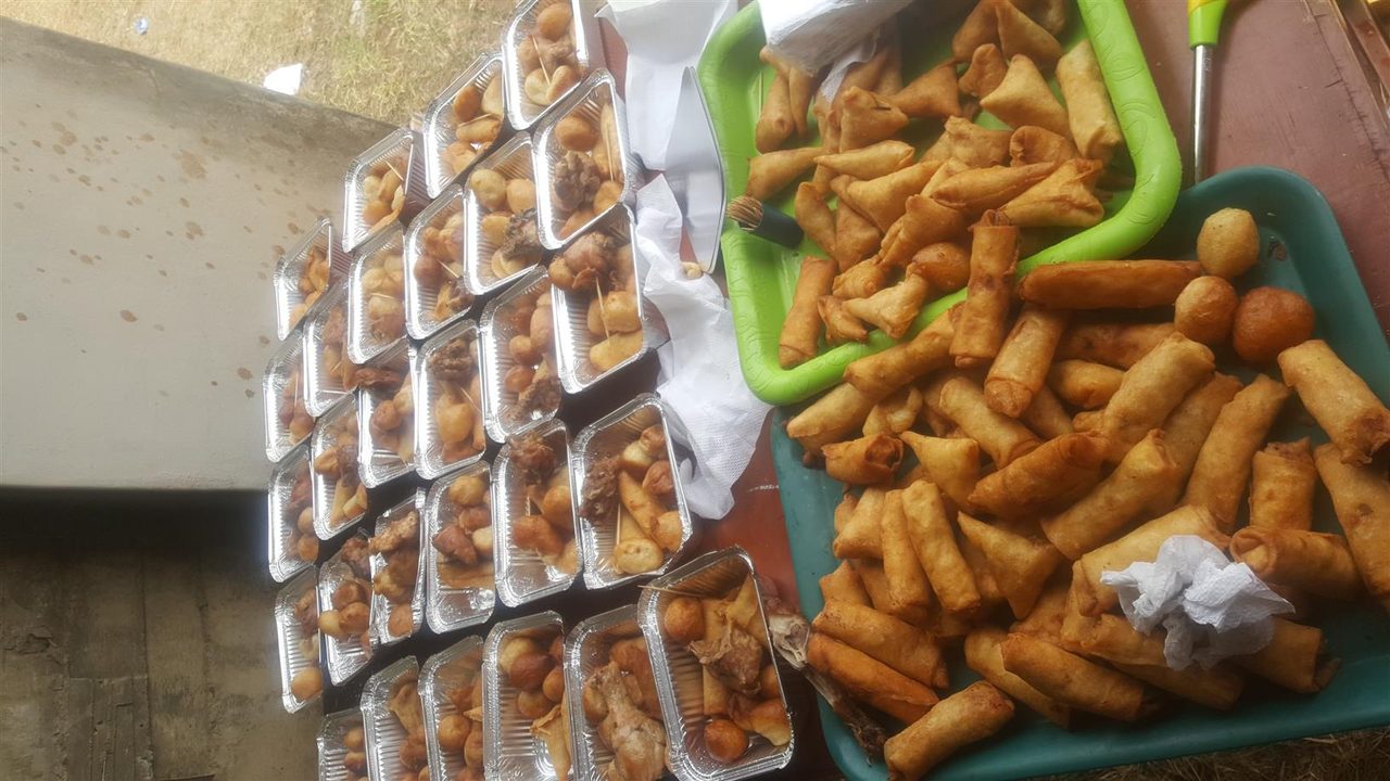 Freshly made small chops