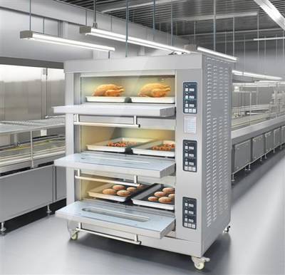 6 Trays 3 decks gas Oven