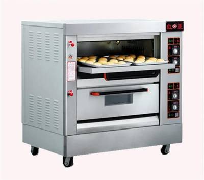 4 Trays 2 decks gas Oven