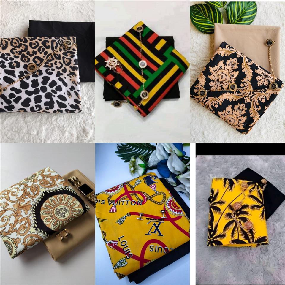 Plain and pattern clothes materials