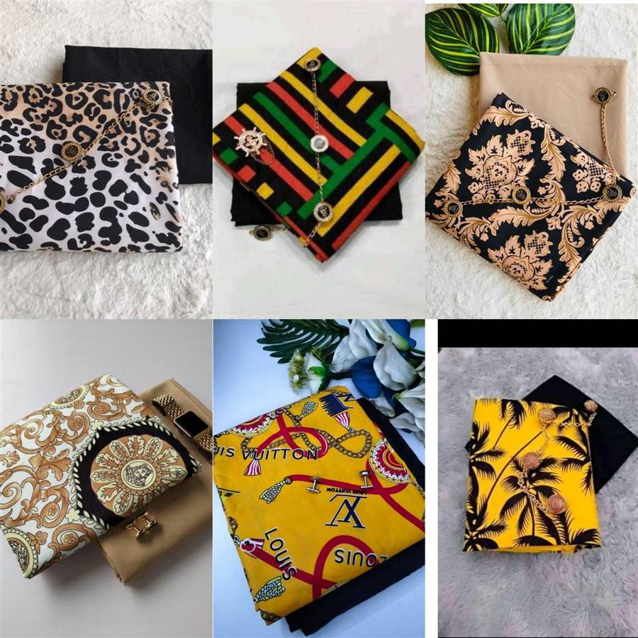 Plain and pattern clothes materials