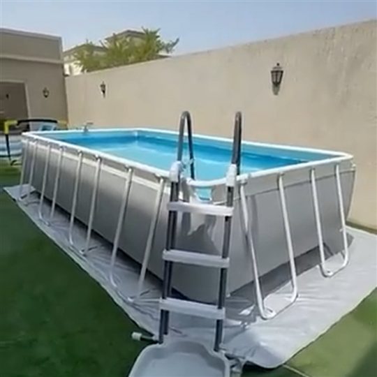 16ft x 8ft intex above ground pool