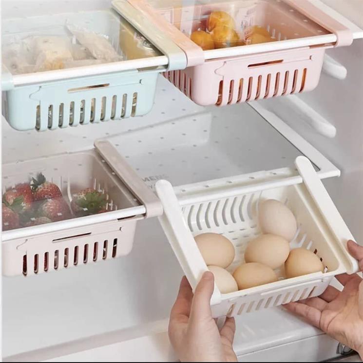 2 pcs expandable fridge organizer