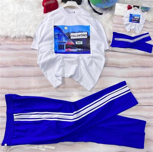 Joggers and polo combo available as seen