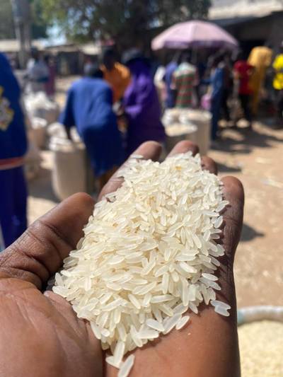 Neatly destoned Nigerian foreign rice