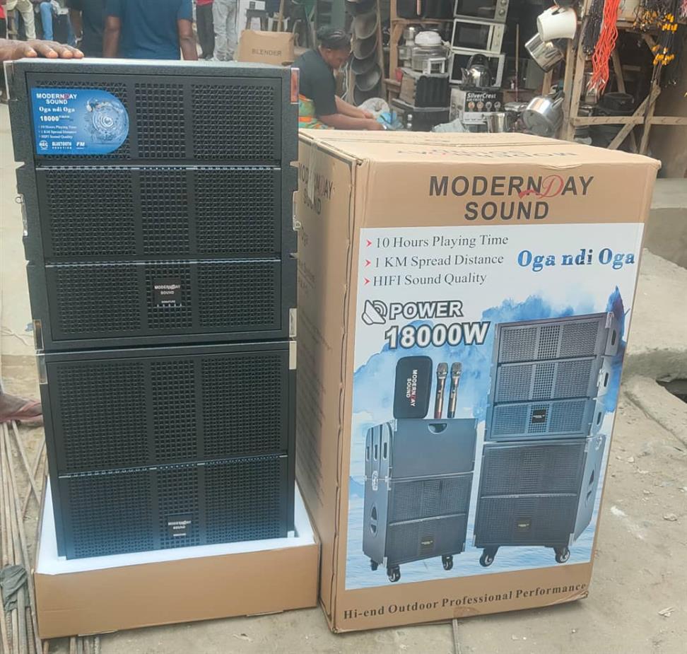 Modern day pa-system with 2 mic usb, Blu