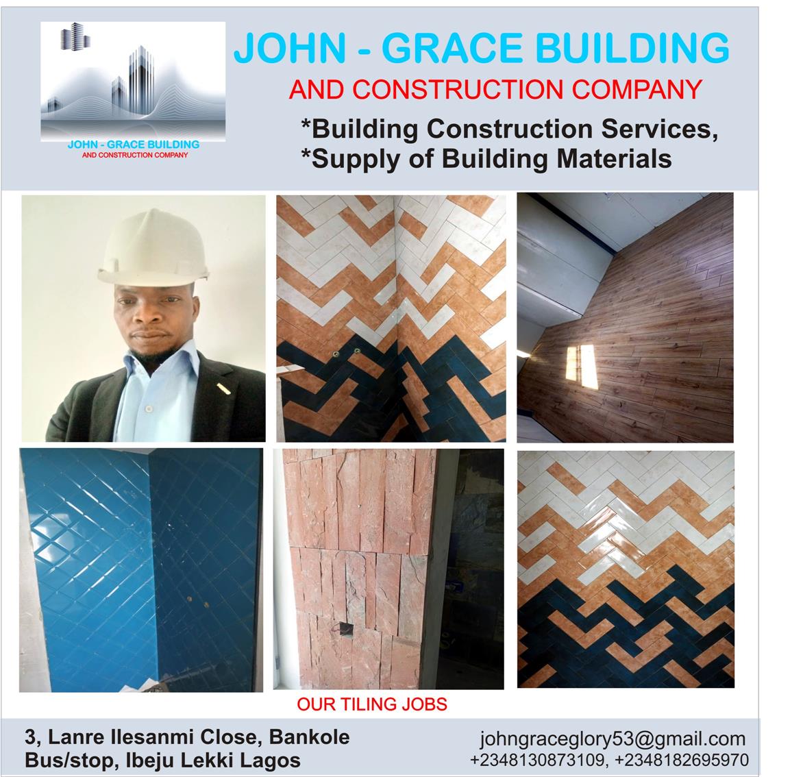 Mr John grace tilling job's