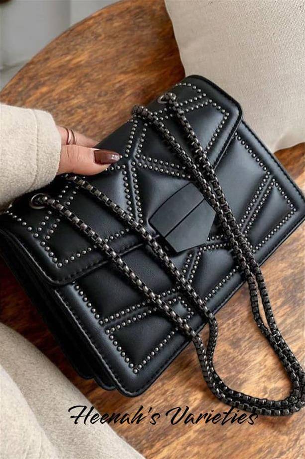 Luxury chic leather bag