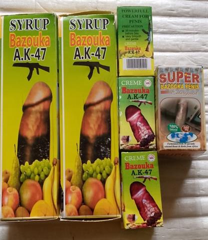 Bazouka AK 47 Syrup+Cream+Capsule Penis