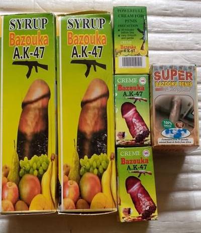 Bazouka AK 47 Syrup+Cream+Capsule Penis