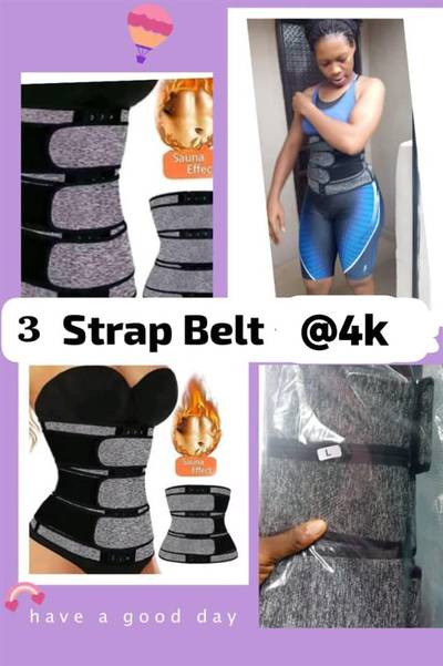3 strap tummy belt