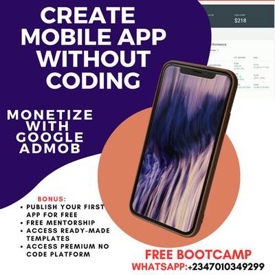 Create Mobile Apps without coding