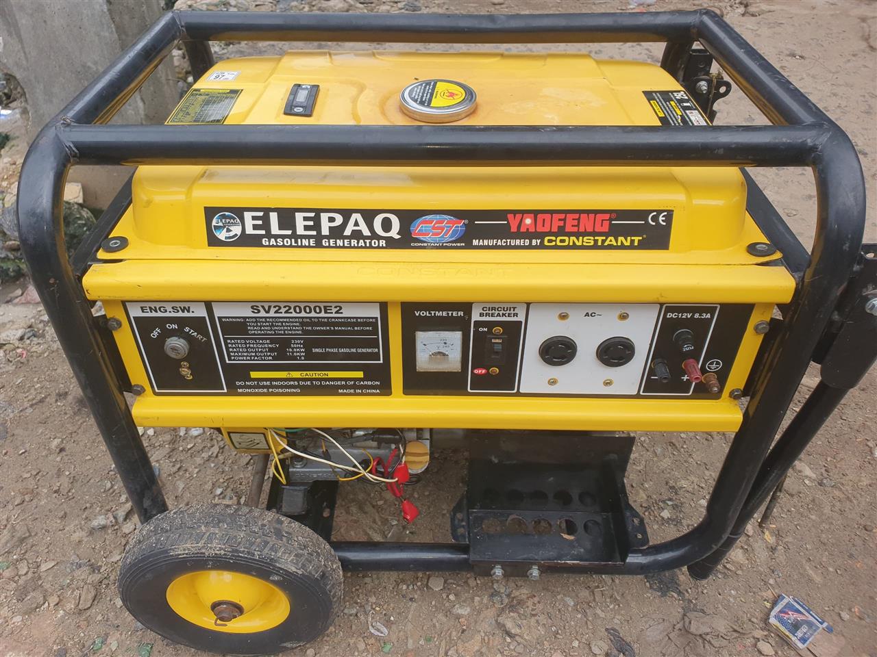 Used 7kva Elepaq generator Copper coil