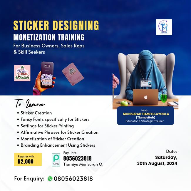 Sticker Designing Training