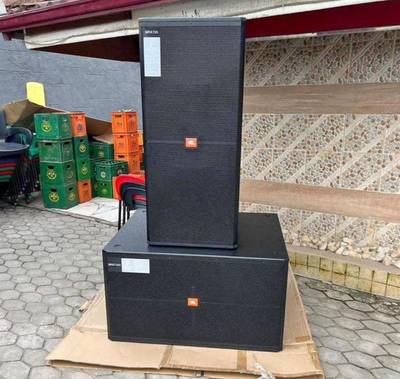 JBL quality double speaker and subwoofer