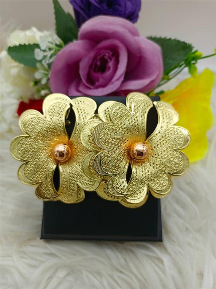 Korean Gold Bold Earrings