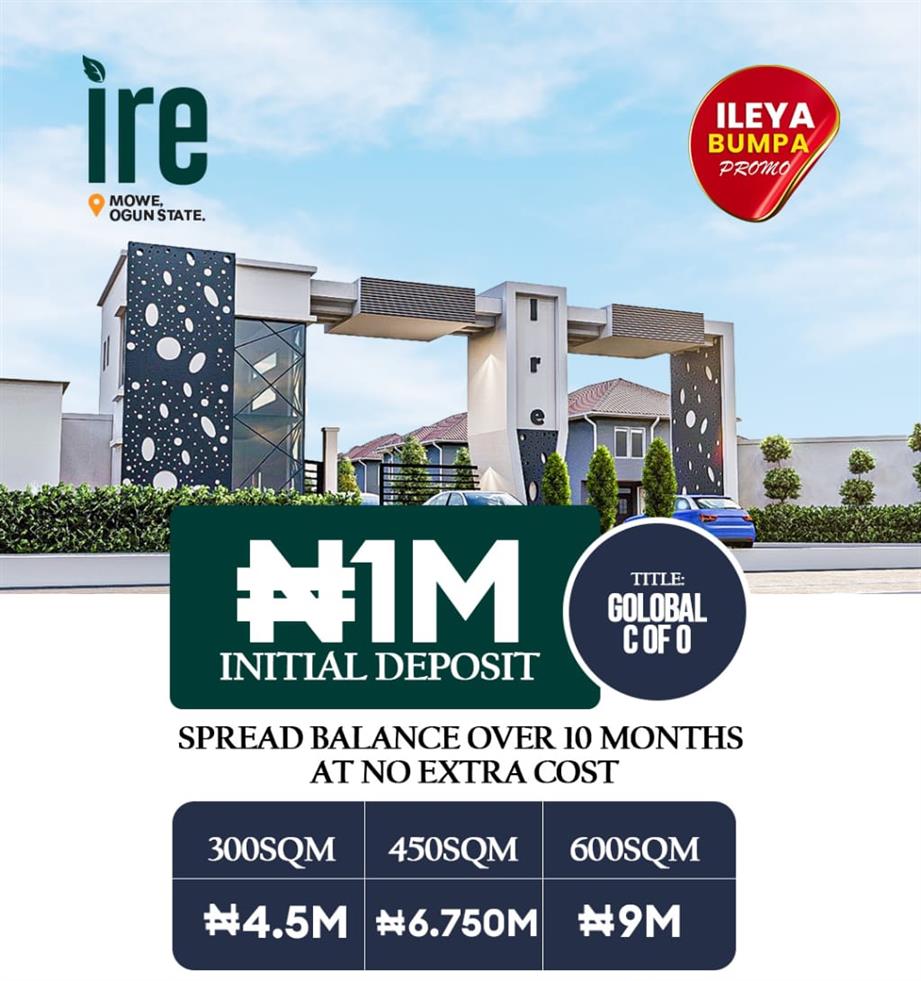 Own A Piece of Land At Mowe