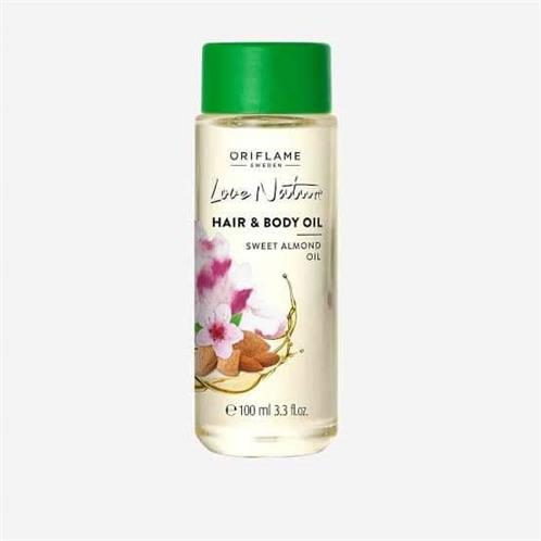 Love Nature Hair & Body Oil Sweet Almond