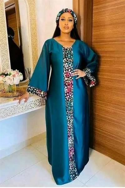 A line gown